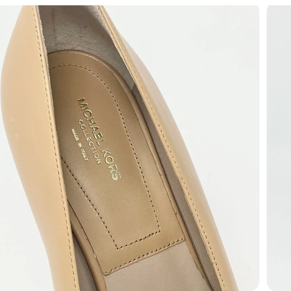 Michael Kors Collection Pointed Tan Pumps - Picture 5 of 8